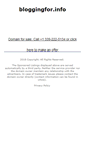 Mobile Screenshot of bloggingfor.info